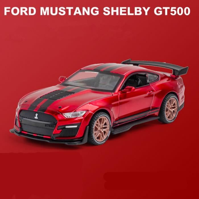 Bleu  1/24 Mustang Shelby GT500 Alliage Modèle De Voiture De Sport Moule Sous Pression En Metal Jouet~p132476343