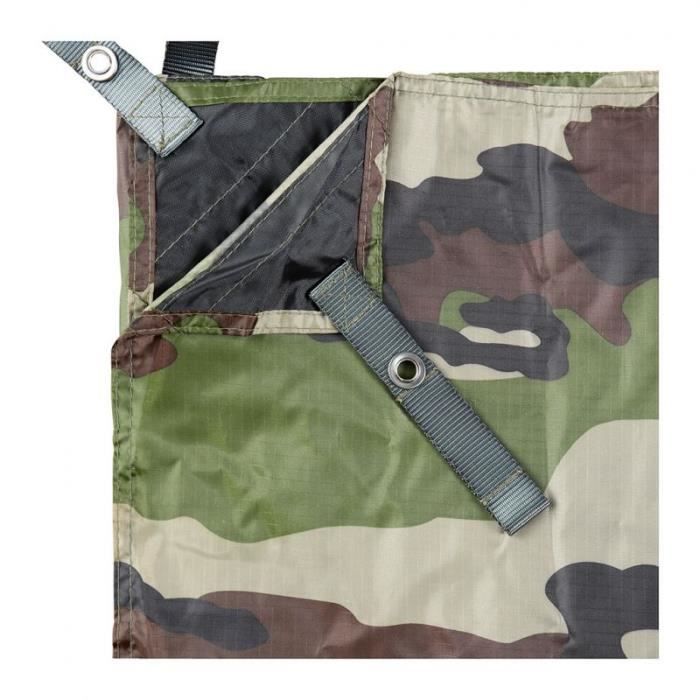 Bâche De Camouflage Militaire ARES 2.2m X 3m - Camo Forêt - Randonnée Airsoft