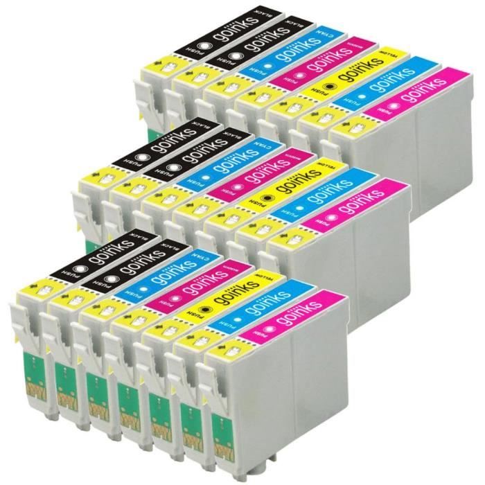 Lot De 12 Cartouches D'encre Compatibles Epson 18 XL - Non OEM, Haute Capacité - Pour Modèles XP, Expression Home