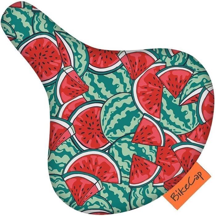 Housse De Selle Vélo Motif Oiseaux & Fleurs - Imperméable & Antidérapante - Réglable - Pour VTT & Vélos Pliants