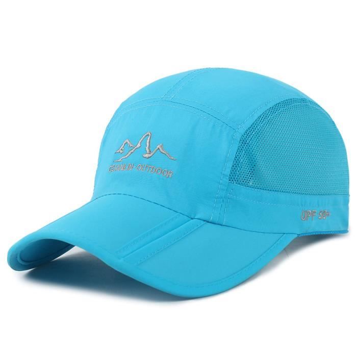 Casquette Baseball Réglable Unisexe Respirante - Chapeau Sport Montagne Soleil Femme Homme
