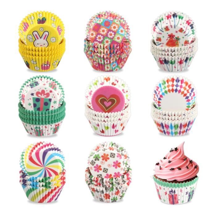 50 Pièces Cupcake Gobelets En Papier Emballage Gâteau Moule Cupcake