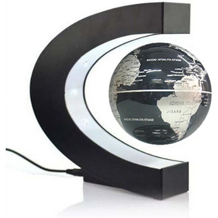 Globe Flottant Electronique Avec Led Blanche Anti-Gravité Lévitation ...