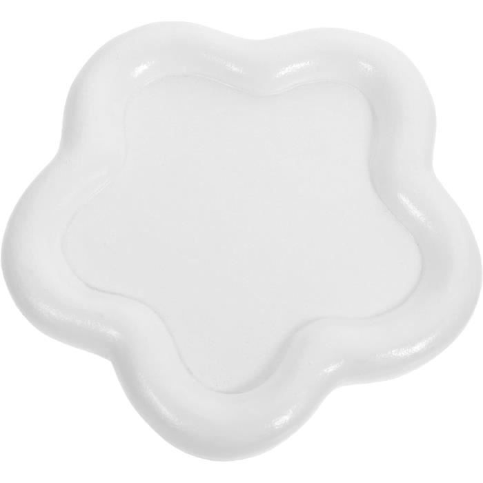 Plateau à Bijoux En Céramique Nuage - Organisateur Anneaux, Colliers Pour Coiffeuse 19,5x13,5cm