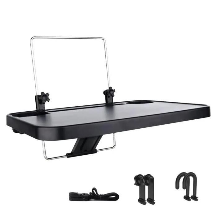 Plateau De Volant Portable BPTRKOM - Table à Manger Pour Voiture, Support Multifonction Pour Repas Et Travail En Route