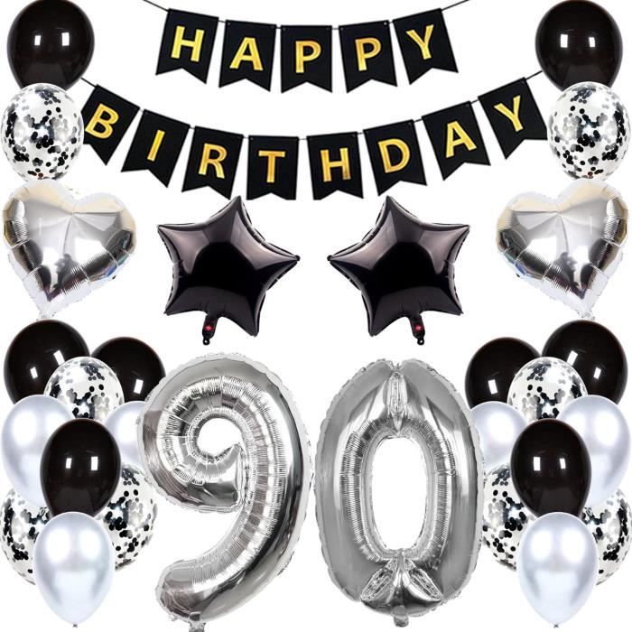 Kit D'arche De Ballons Noir Et Or Pour Décoration De Fête - Arche