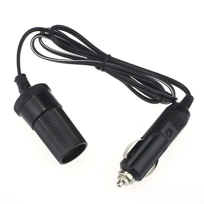 Rallonge Prise Allume-Cigare 4M 12V 24V 16AWG Étanche Avec Fusible - Voiture Bateau