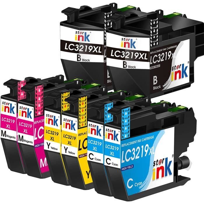 Meagiis Cartucce Compatibili LC3219XL Per Brother – Multipack 8 Pezzi (Nero+Colori) Per MFC-J5330DW E Modelli Simili - 2