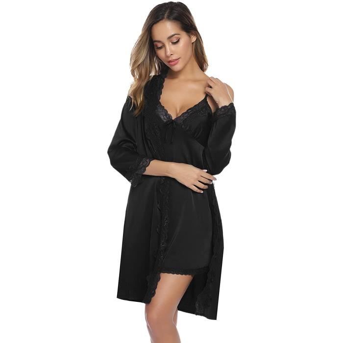 Nuisette et peignoir top