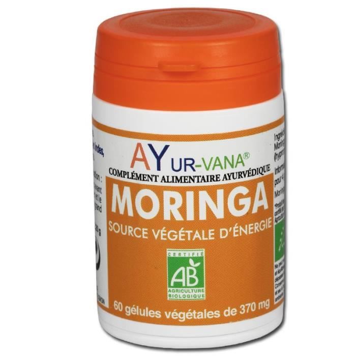 Moringa Bio Ayurvéda 60 gel Source d'énergie Cdiscount Au quotidien