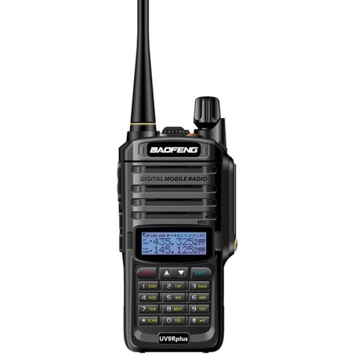BAOFENG UV-5R professionnel double bande émetteur-récepteur FM talkie  walkie talkie walkie (rouge)