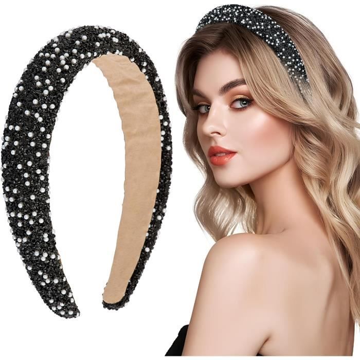 Serre-tête Femme Noir – Sans Marque – Neuf Avec étiquettes