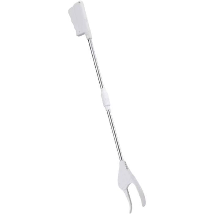 Chausse-pied Long En Bois – 75 Cm, Finition Laquée, Design Grain De Bois – Pour Enfiler Sans Se Pencher