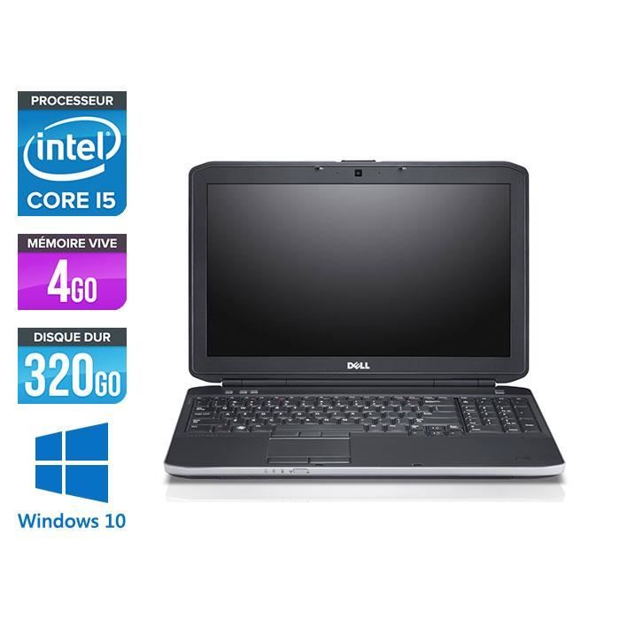Top achat PC Portable Pc portable Dell E5530 - i5 3320M - 4Go - 320Go - 15.6'' - W10 pas cher