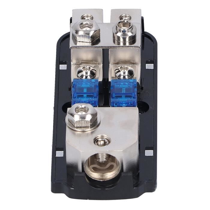 Boîtier BusBar,Fydun 1 * 1GA in 2 * 4GA Out Splitter Block Bloc de Distribution à la Terre Distribution