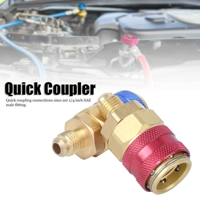 Coupleur Rapide 1/4" Tru-Flate Pour Air Comprimé - Mâle 1/4 MNPT, Acier, Marque Imperial (neuf En Sachet)