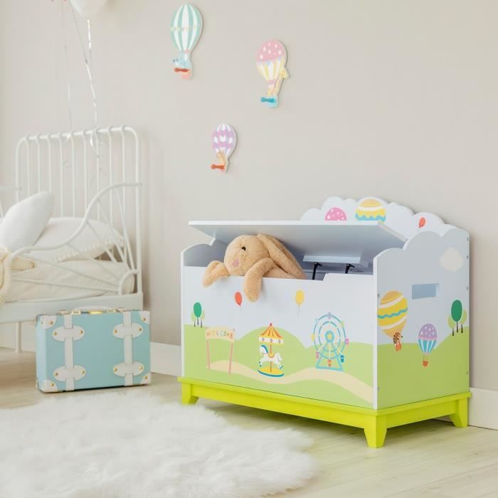 Fantasy Fields - Marchepied enfant siège rangement décor chambre enfant bébé  fille garçon Fantasy Fields W-8266A-B - Malles, coffres - Rue du Commerce