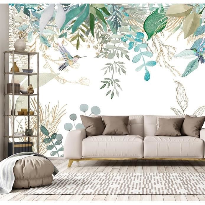 Papier Peint Panoramique Soie 355 x 250cm sur mesure taille Fresque ...
