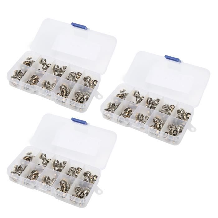 Lot De 5 Boutons De Tirage à Ressort QUARKZMAN M18 – Poignée Prunier, Acier/ABS, Pour Vélo D'appartement Et équipement Fitness