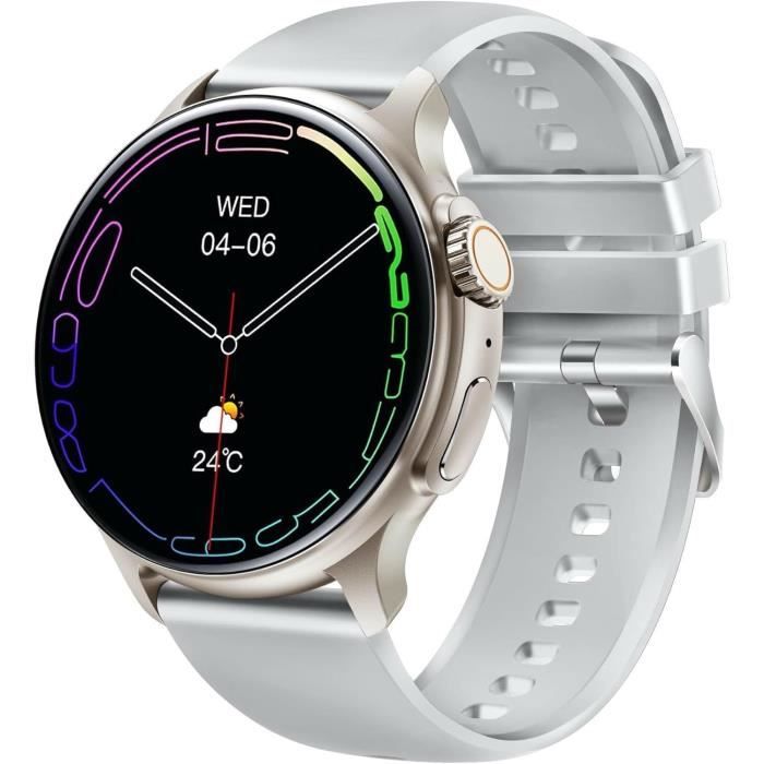 Montre connectée - Emporia - JOY - Écran AMOLED 143 466x466 - Autonomie 10 jours - Capteur fréquence cardiaque