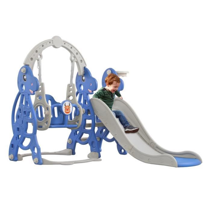 Toboggan Et Balançoire Pour Enfants 4 En 1, Toboggan Pour Enfants