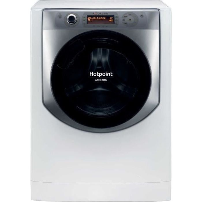 Lave-linge séchant HOTPOINT AQD1172D697JEU/AN Aqualtis - 11 / 7 kg - Induction - 1600 trs/min - Blan