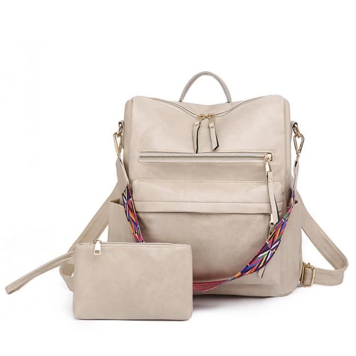 Mignon Faux Cuir école Sac à Dos pour Les Filles Femmes Décontracté