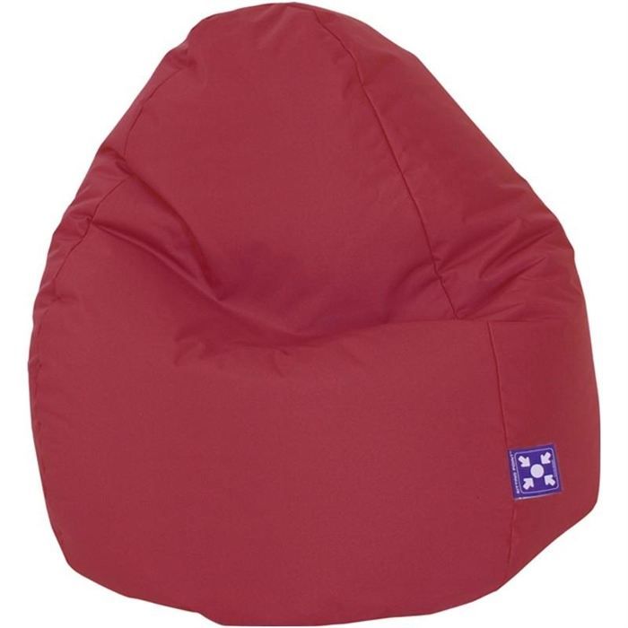 Pouf Jumbo Bag Scuba XXL Rouge Cdiscount Maison