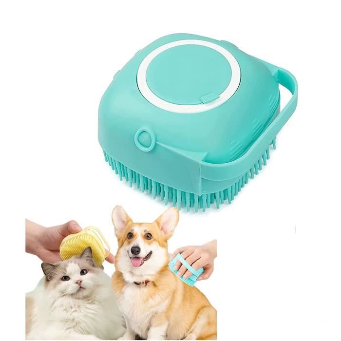 Gants Magnétiques Et Brosse Silicone Pour Chat/chien - Démêlage, Massage Et Nettoyage Des Poils