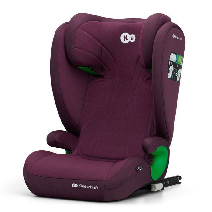 Siège Auto Kinderkraft JUNIOR FIX i-Size ISOFIX 100-150 cm appui-tête 10 positions siège confortable Rouge