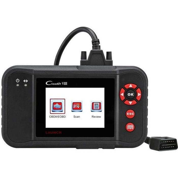 Launch X431 Creader VIII Lecteur de Codes Voiture Valise de Diagnostic Multimarque en Français