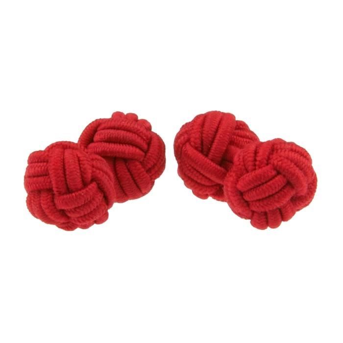 Boutons De Manchette Unis - Or Et Opalescent - Sans Marque - Occasion Bon État