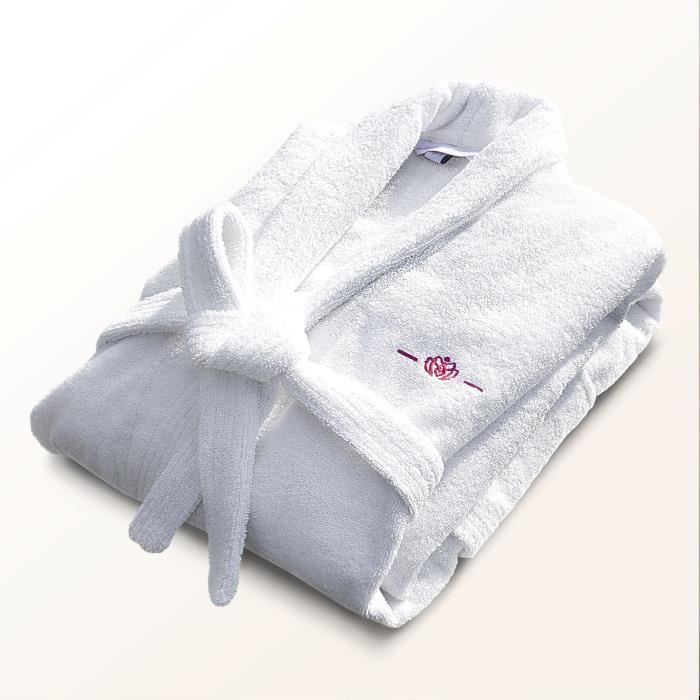 Peignoir LE TEMPS DUN BAIN Taille 100% Coton /m² Doux Absorbant Unisexe