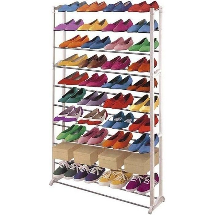 Meuble à chaussure jusqu'a 40 paires etagere pour gagner de la place