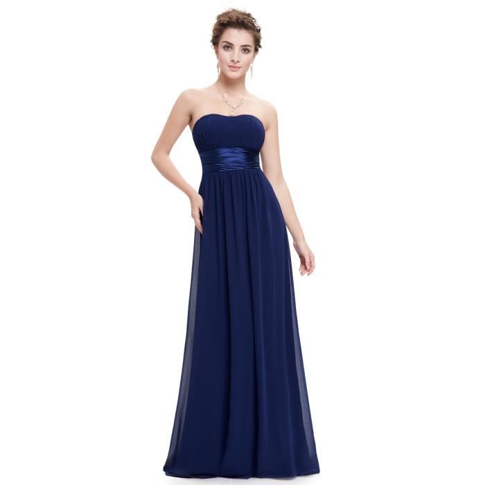 bustier bleu marine
