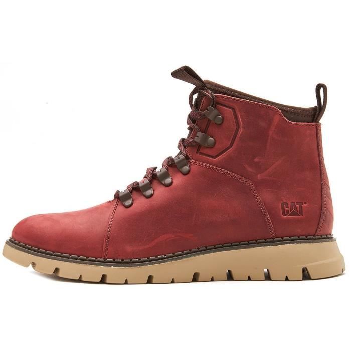 bottes homme rouge