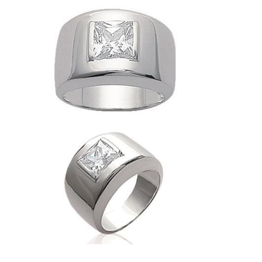 Homme Les Plaisirs de Stella Bague en Argent 925//000 Rhodie Chevaliere