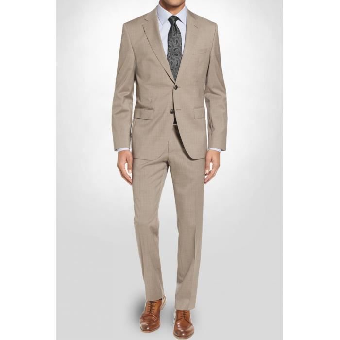 costume homme beige