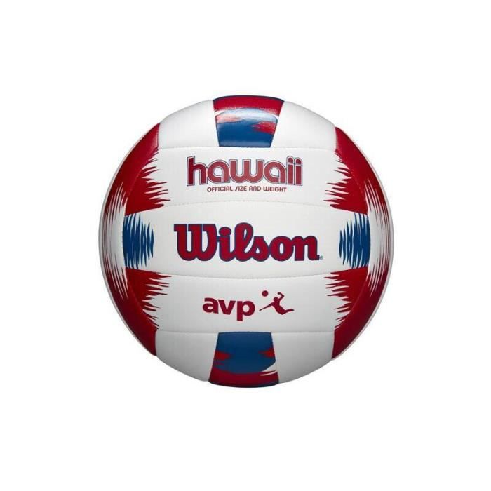 Ballon Wilson Hawaii AVP - blanc/rouge/bleu - Taille 5