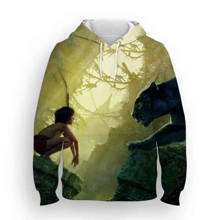 Sweat à Capuche Minecraft Pour Enfant 12-16 Ans - Taille 164, Vert, Fermeture éclair