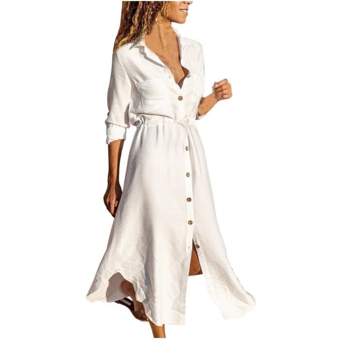 robe simple coton