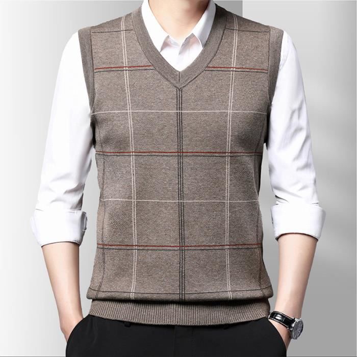 Gilet sales homme kaki