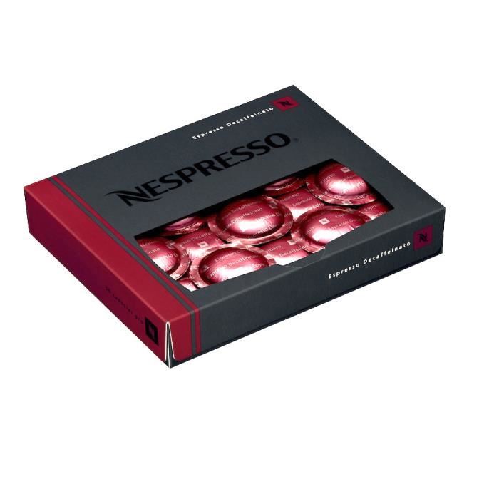 Nespresso Pro Espresso Decaffeinato.50 capsules pour machines à café Nespresso