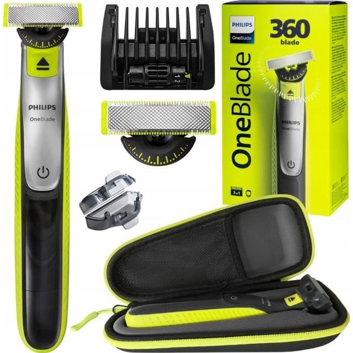 Kit de rasage Philips Oneblade 360 QP2734/20 avec étui Cdiscount