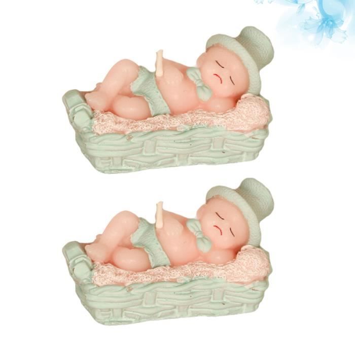 2 Pcs Bebe Garcon En Berceau Conception Bougies Simuler Forme Bougie Bureau Decoration Creative Cadeau Bougie Hors Anniversaire Achat Vente Bougie Decorative Soldes Sur Cdiscount Des Le Janvier Cdiscount