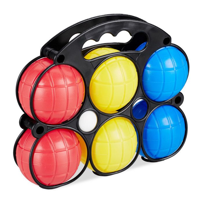 Boules pétanque, Lot de 12, 2X cochonnets Outils de Mesure, Jeu Jardin Boules pétanque, Lot de 12, 2X cochonnets Outils de Mesure, Jeu Jardin