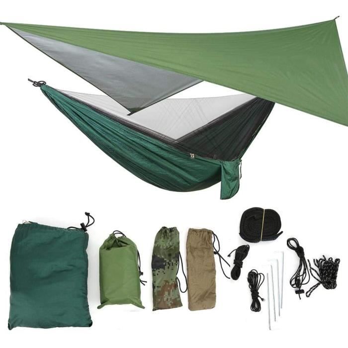 Hamac Double BTRWOR Pour 2 Personnes - 300kg Max, Ultra-léger Pour Camping Et Jardin (rose)