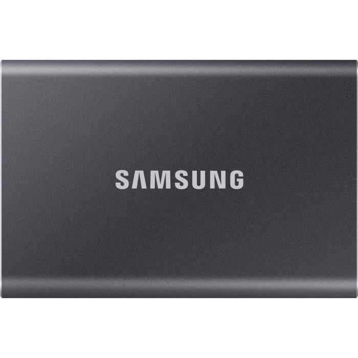 SAMSUNG - SSD externe - T7 Gris - 2To - USB Type C (MU-PC2T0T/WW)