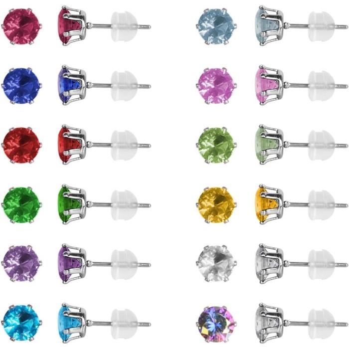 #33 Boucles d'oreilles sur tige