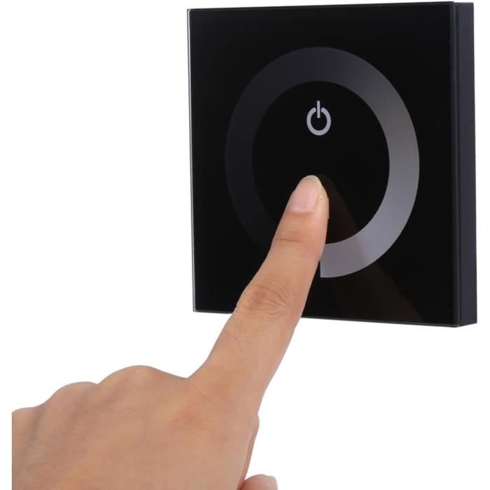 Interrupteur Tactile En Verre – Variateur Wi-Fi Compatible Alexa – 10A – 110-240V